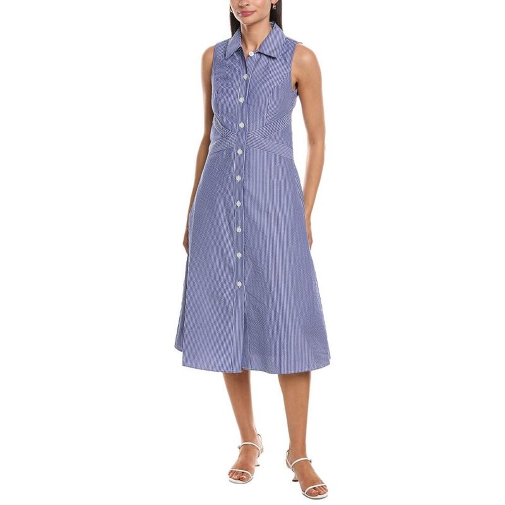 Nanette Nanette Lepore Womens Shirtdress, Blue